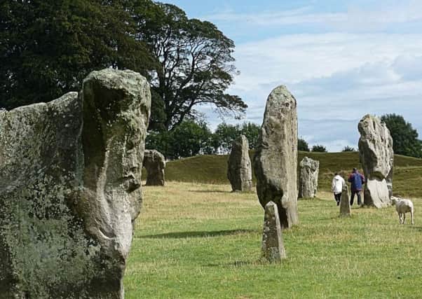Part of the Avebury circle in Wiltshire. (Copyright - David Winpenny)
