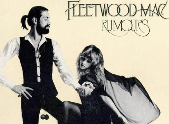 The cover of classic album Rumours by Fleetwood Mac.