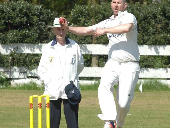 Killinghall's Andrew Thompson steams in