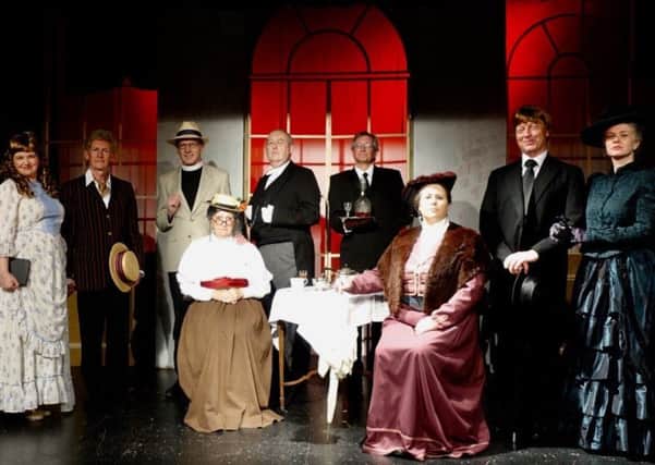 The cast of the Knaresborough Players production of the Importance of Being Earnest