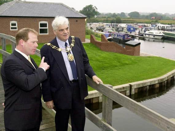 New Harrogate mayor - Flashback to when Coun Bernard Bateman, right, was Mayor of Ripon at the opening of Ripon Canal in 2002.