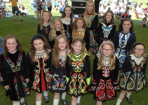 NADV 1805203AM4 Almsford Community Fun day. Members of The St. Aelred's Irish Dance Group.  (1805203AM4)