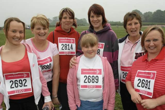 Team 'Chez' at Race for Life, Harrogate, May 2008.