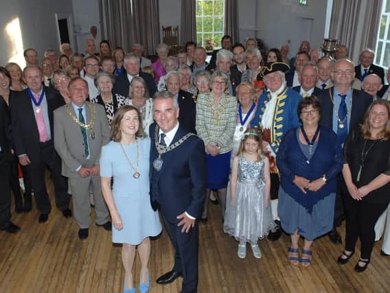 Knaresborough House was filled with representatives from across the district