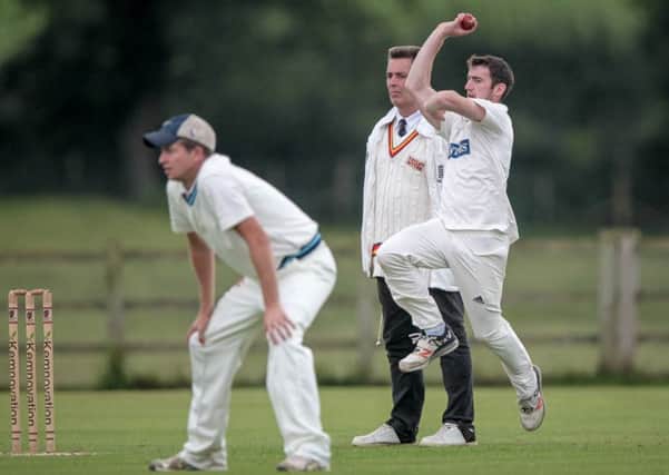 Dan Marston's Helperby side continue to lead the way in Theakston Nidderdale Division One. Picture: Caught Light Photography