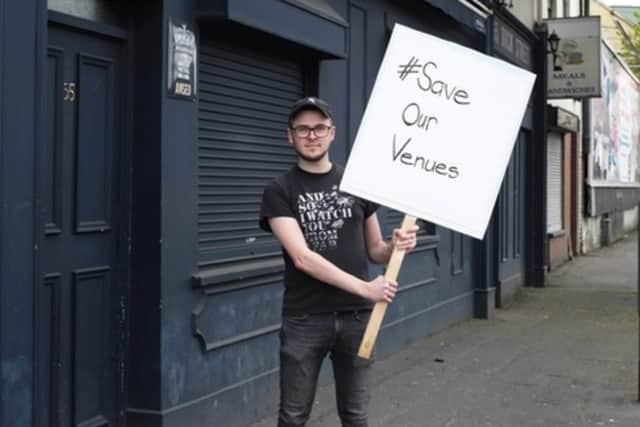 Aaron Hamilton outside The American Bar