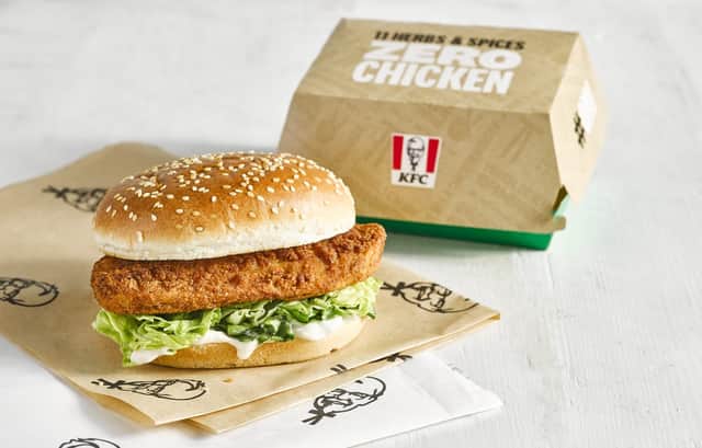 The vegan burger returns as a permanent fixture to the menu in 73 restaurants UK-wide (Photo: KFC)
