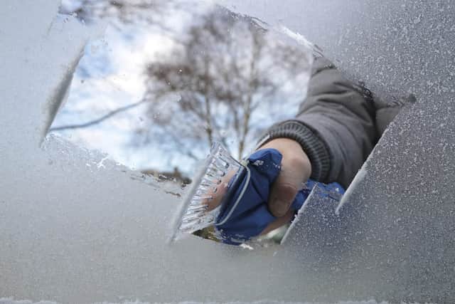 Clearing your windscreen only takes a few minutes but could save you from a costly fine (Photo: Shutterstock)